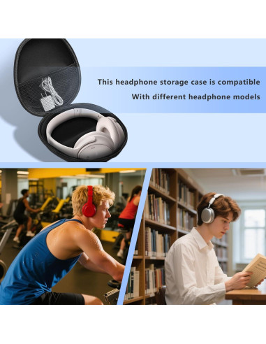 Funda Dura para Auriculares AUGLOPEQAC - Protección y Organización