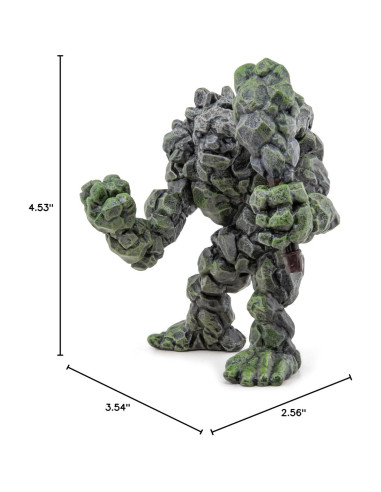 Figura Golem de Piedra Papo - Detalles Realistas 11.5 cm