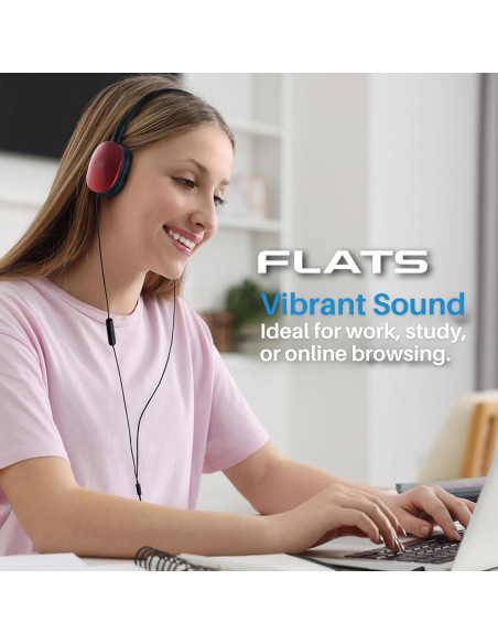 Auriculares JVC HA-S160R On-Ear Plegables con Cable 30mm