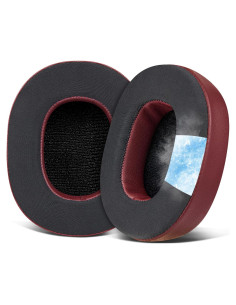 Almohadillas de Gel Refrigerante SOULWIT para Auriculares Skullcandy Hesh 3/ANC/Evo - Burdeos