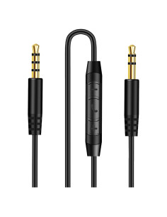 Cable Auxiliar 3.5mm Weatwo con Micrófono y Control de Volumen