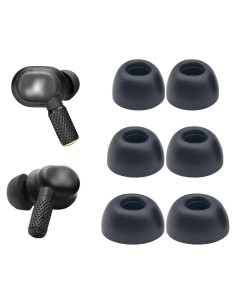 Espumas de Reemplazo Klowcok para Auriculares Marshall Motif II A.N.C - 3 Pares S/M/L Negro