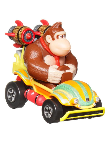 Hot Wheels Mario Kart 1:64 Die-Cast Mario con Vehículo