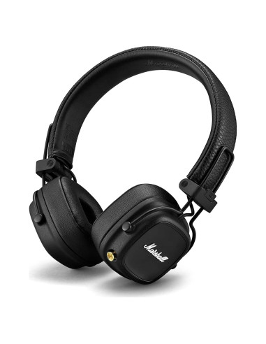 Auriculares Bluetooth Marshall Major IV - Carga Inalámbrica - Negro (Renovado)