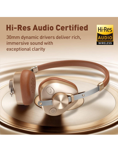 Auriculares Inalámbricos OneOdio F4 Retro Estéreo 50H Bluetooth 5.4