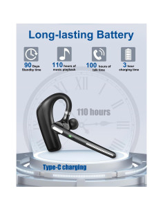 Auricular Bluetooth Kendir G6 Inalámbrico con Cancelación de Ruido 2