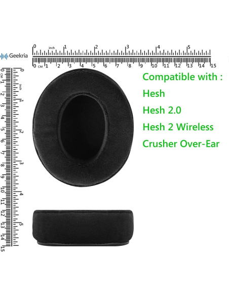 Almohadillas de Repuesto Geekria para Auriculares Skullcandy Hesh Almohadillas de Repuesto Geekria para Auriculares Skullcandy Hesh