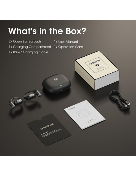 Auriculares Inalámbricos YUMONDEAR DRYSO con 48H de Batería