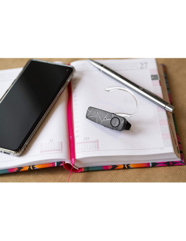 Auricular Bluetooth TELLUR Vox 60, Ligero 11g, BT 5.2, Multipunto