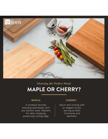 Tabla de Cortar de Madera de Arce John Boos R1812 45.72x30.48cm