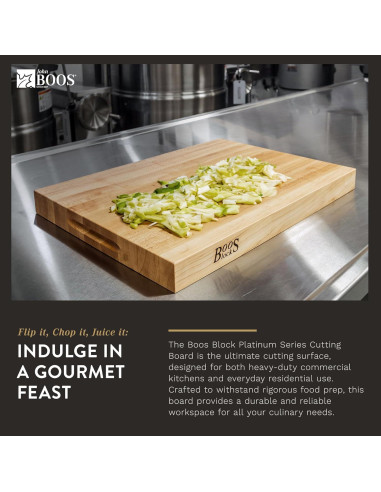 Tabla de Cortar de Madera de Arce John Boos R1812 45.72x30.48cm