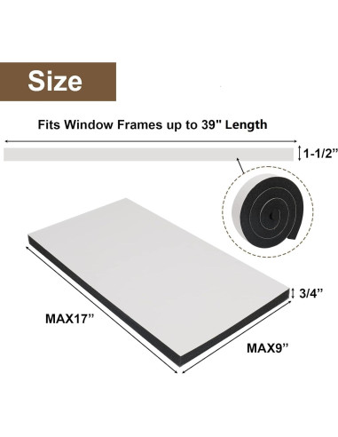 Paneles de Aislamiento para Aire Acondicionado Vansza 3 Piezas