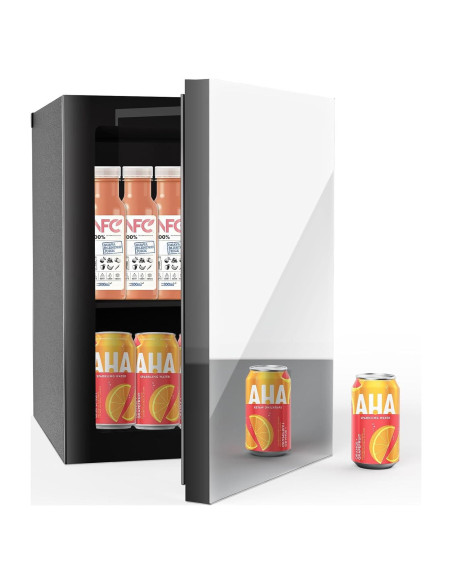 Mini Nevera Erivess 0.9 Pies Cúbicos con Espejo - 24 Latas