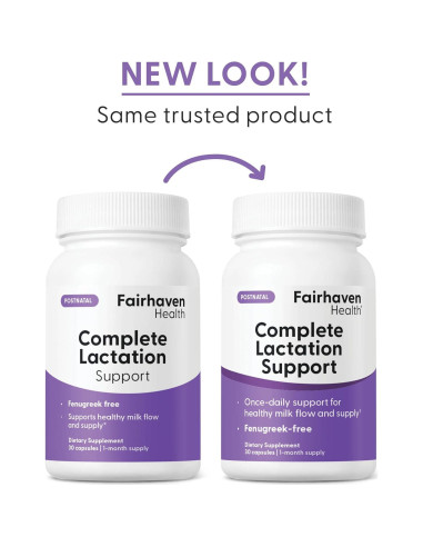 Suplemento Vegano de Lactancia Fairhaven Health 30 Cápsulas