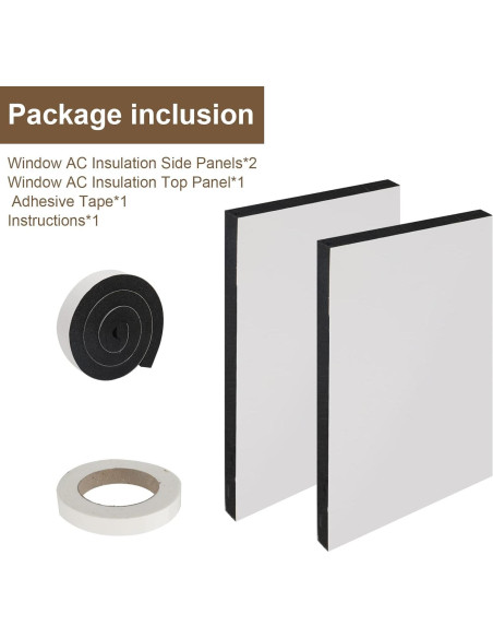 Paneles de Aislamiento para Aire Acondicionado Vansza 3 Piezas