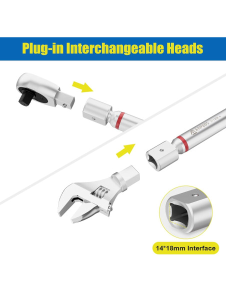 Llave de Torque Digital ANPUDS 2-135 Nm Ajustable con Alarma