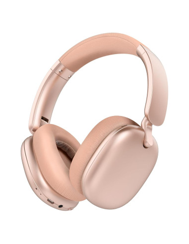 Auriculares RORSOU C6 Bluetooth 5.4 ANC Rosa Oro 60h