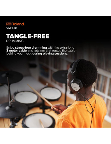 Auriculares VMH-D1 Roland y V-Moda para Batería Electrónica