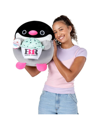 Peluche Snackles Pingüino Baskin Robbins 35.56 cm ZURU
