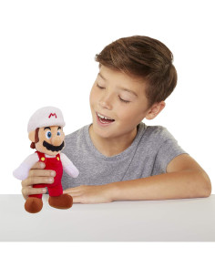 Peluche Mario de Fuego 20 cm - Jakks - Suave y Coleccionable 2