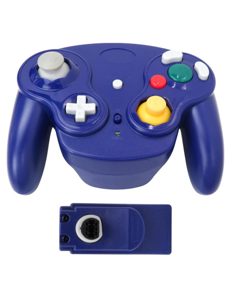 Controlador Inalámbrico BSDLIET para Nintendo GameCube Púrpura