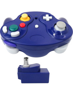 Controlador Inalámbrico BSDLIET para Nintendo GameCube Púrpura 2