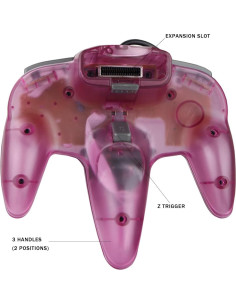 Controlador N64 Inventii 2 Pack con Cable - Azul y Morado 2