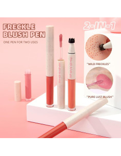 Bolígrafo Rubor Líquido 2 en 1 SPRINGSKY Marrón Claro 2