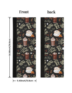 Juego de Fundas para Manijas de Refrigerador QiuqiuLe 2 Piezas 2