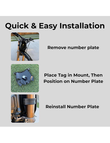 Soporte GPS Antirrobo Light Bee X LBX para Bicicleta - Plástico Duradero