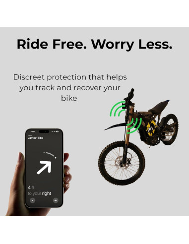 Soporte GPS Antirrobo Light Bee X LBX para Bicicleta - Plástico Duradero