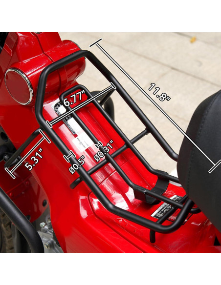 Soporte de Equipaje Central TECTEK para Honda CT125 2020-25