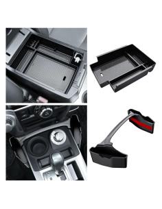 Organizador de Consola Central DIAMOOKY 2PCS para Toyota 4Runner 2010-2024