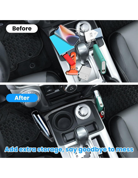 Organizador de Consola Central DIAMOOKY 2PCS para Toyota 4Runner 2010-2024