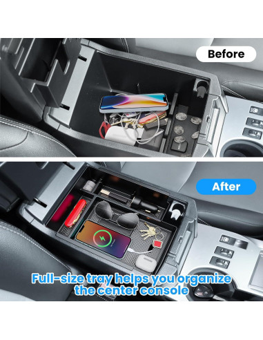 Organizador de Consola Central DIAMOOKY 2PCS para Toyota 4Runner 2010-2024