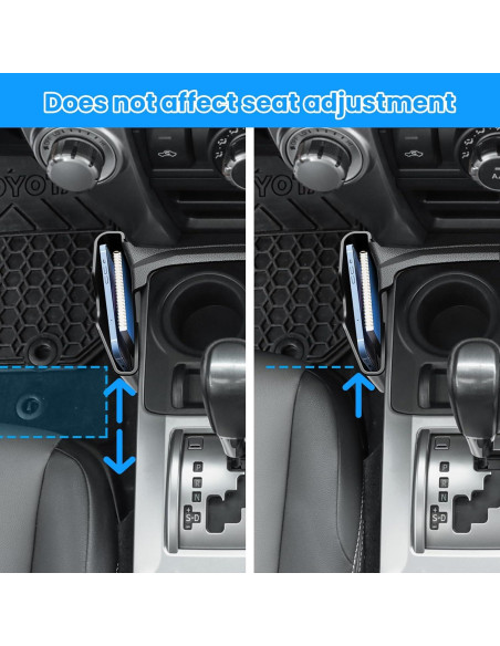 Organizador de Consola Central DIAMOOKY 2PCS para Toyota 4Runner 2010-2024
