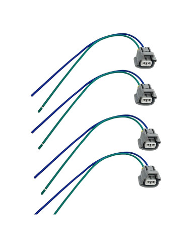 4 Pcs Conector de Luz de Señal Femenino 2 Pines Toyota Lexus