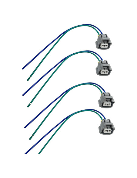 4 Pcs Conector de Luz de Señal Femenino 2 Pines Toyota Lexus