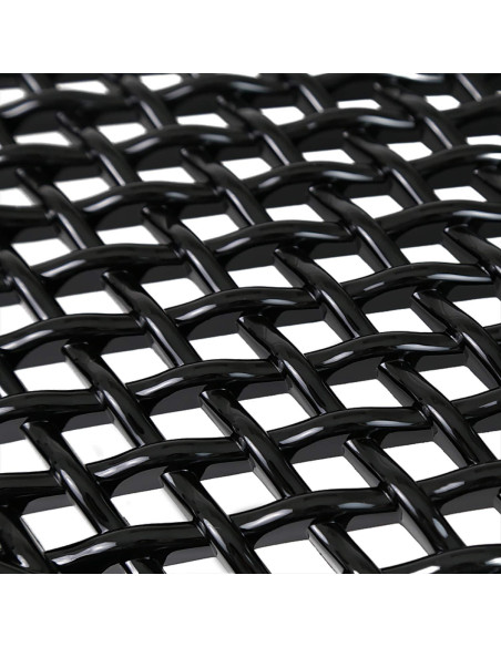 Rejilla delantera malla negra brillante SPEC-D para Toyota Tacoma 2005-2011