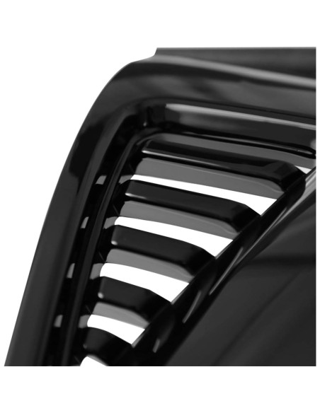 Rejilla delantera malla negra brillante SPEC-D para Toyota Tacoma 2005-2011