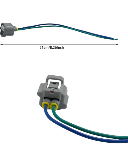 4 Pcs Conector de Luz de Señal Femenino 2 Pines Toyota Lexus