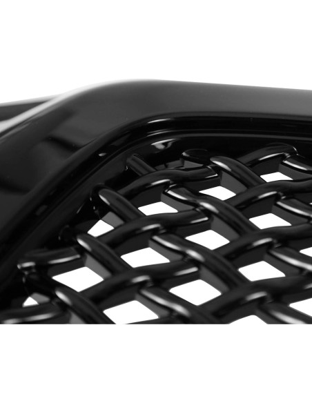 Rejilla delantera malla negra brillante SPEC-D para Toyota Tacoma 2005-2011