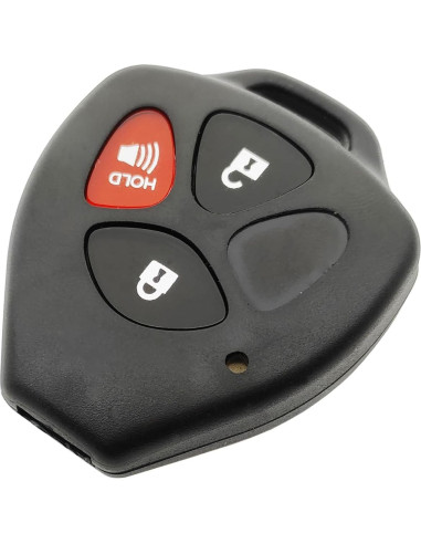 Carcasa de llave de repuesto Toyota Arruweer ALKZ009
