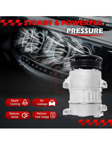 Compresor de AC Autodevil para Yaris 1.5L 2006-2012