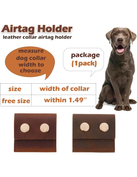 Collar para Perro DISCPETSEC Cuero Alta Calidad 3.79 cm Ancho