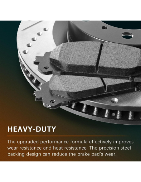 Pastillas de freno de cerámica traseras Mecaniko 1354MK para Toyota