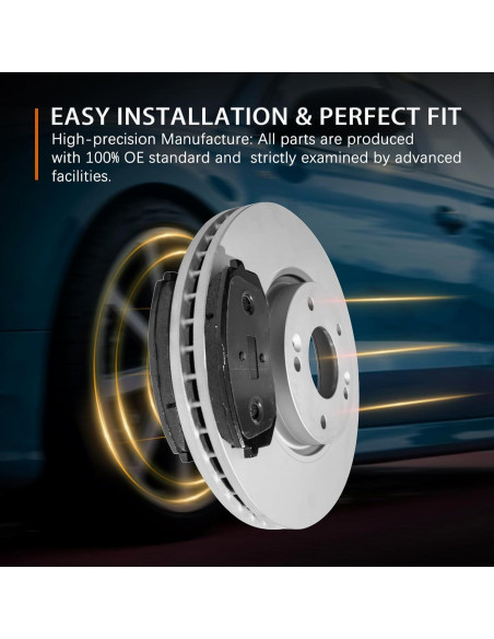 Pastillas de freno de cerámica traseras Mecaniko 1354MK para Toyota