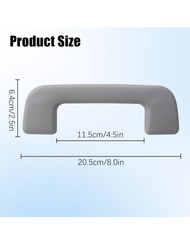 Mango de Tirar Techo Interior Shtuomoland Gris Compatible Toyota