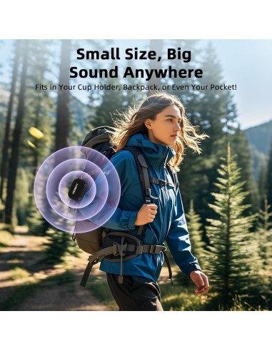 Altavoz Bluetooth Portátil LOBKIN 10W Impermeable IP67 20h