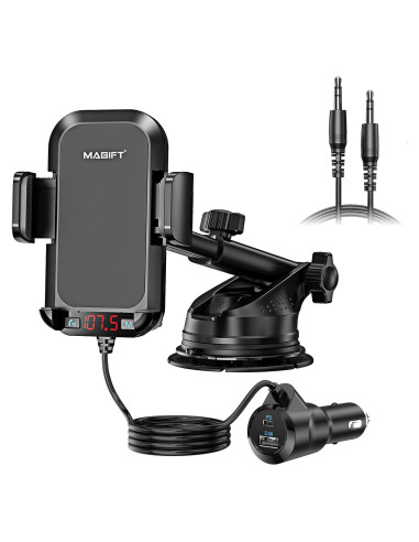 Adaptador de Coche Bluetooth 5.3 Magift A20 Pro 54W HiFi